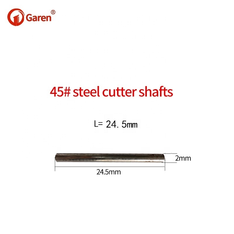 GAREN Hot sales high quality 45# steel cutter shaft for Install the floor milling cutter blade