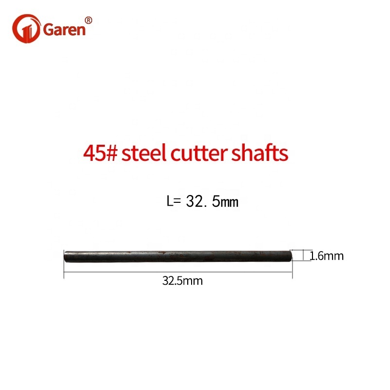 GAREN Hot sales high quality 45# steel cutter shaft for Install the floor milling cutter blade