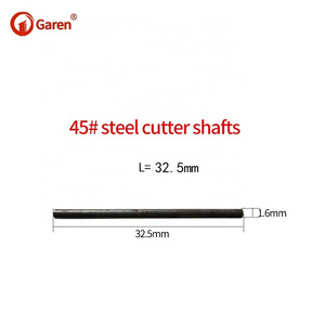 GAREN Hot sales high quality 45# steel cutter shaft for Install the floor milling cutter blade