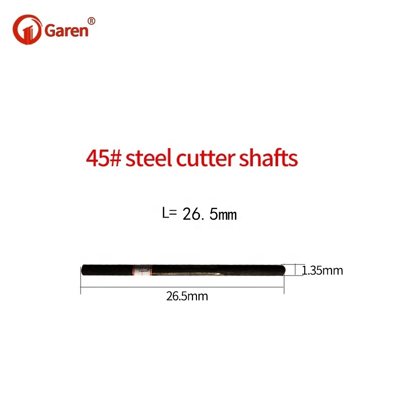 GAREN Hot sales high quality 45# steel cutter shaft for Install the floor milling cutter blade