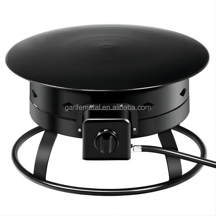 Factory wholesale 19inch 24 inch Outdoor Camping Portable Gas Fire Pit smokeless gas fire pit burner