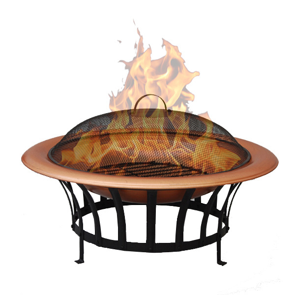 Heavy Duty Bbq Grill Design Firepit Charcoal Round Wood Burning Fire Pit 74 cm steel fire pit with mesh cover