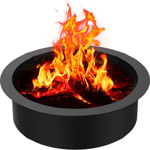 Fire Outdoor Pits Liner Portable Camping Fire Wood Burning Heater Metal Fire Pit Ring With Oem Design