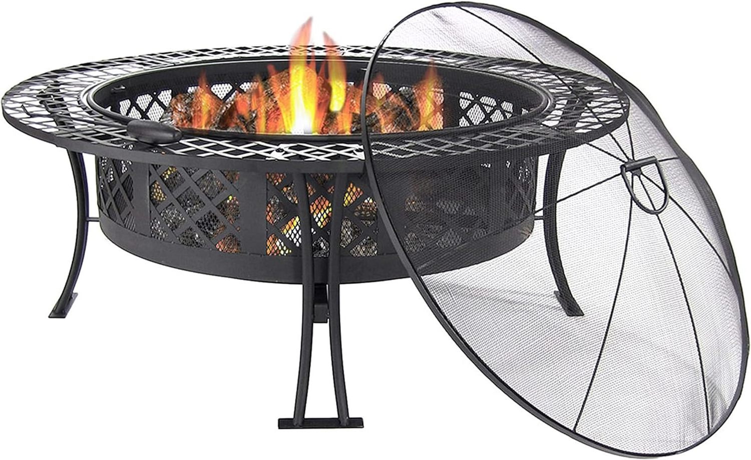 Wholesale Fancy Metal Fire Pit Garden Furniture With outdoor camping wood burning fire pit