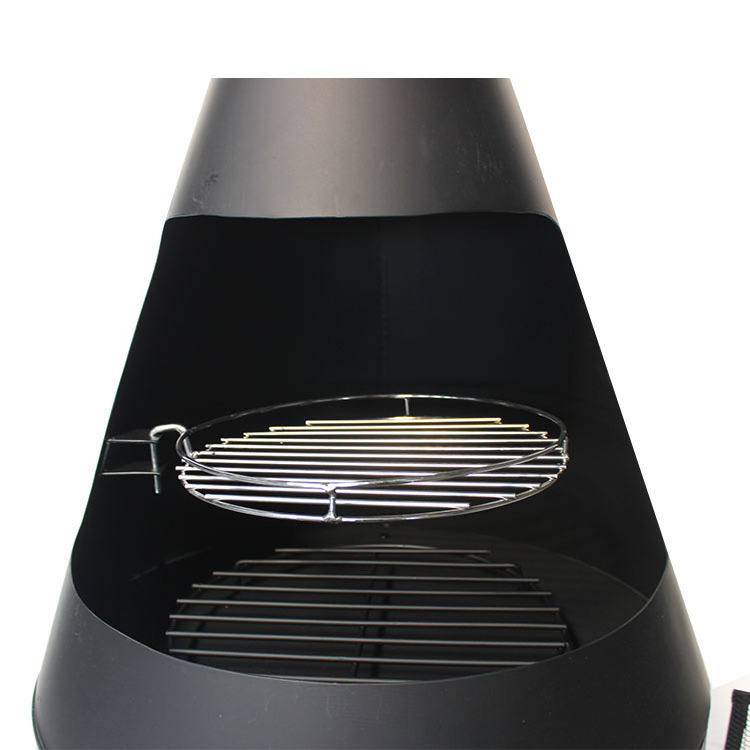 Premium Chimney Charcoal Bbq Grill Smokeless Pellet Vertical Chimney Bonfire Fire Pit