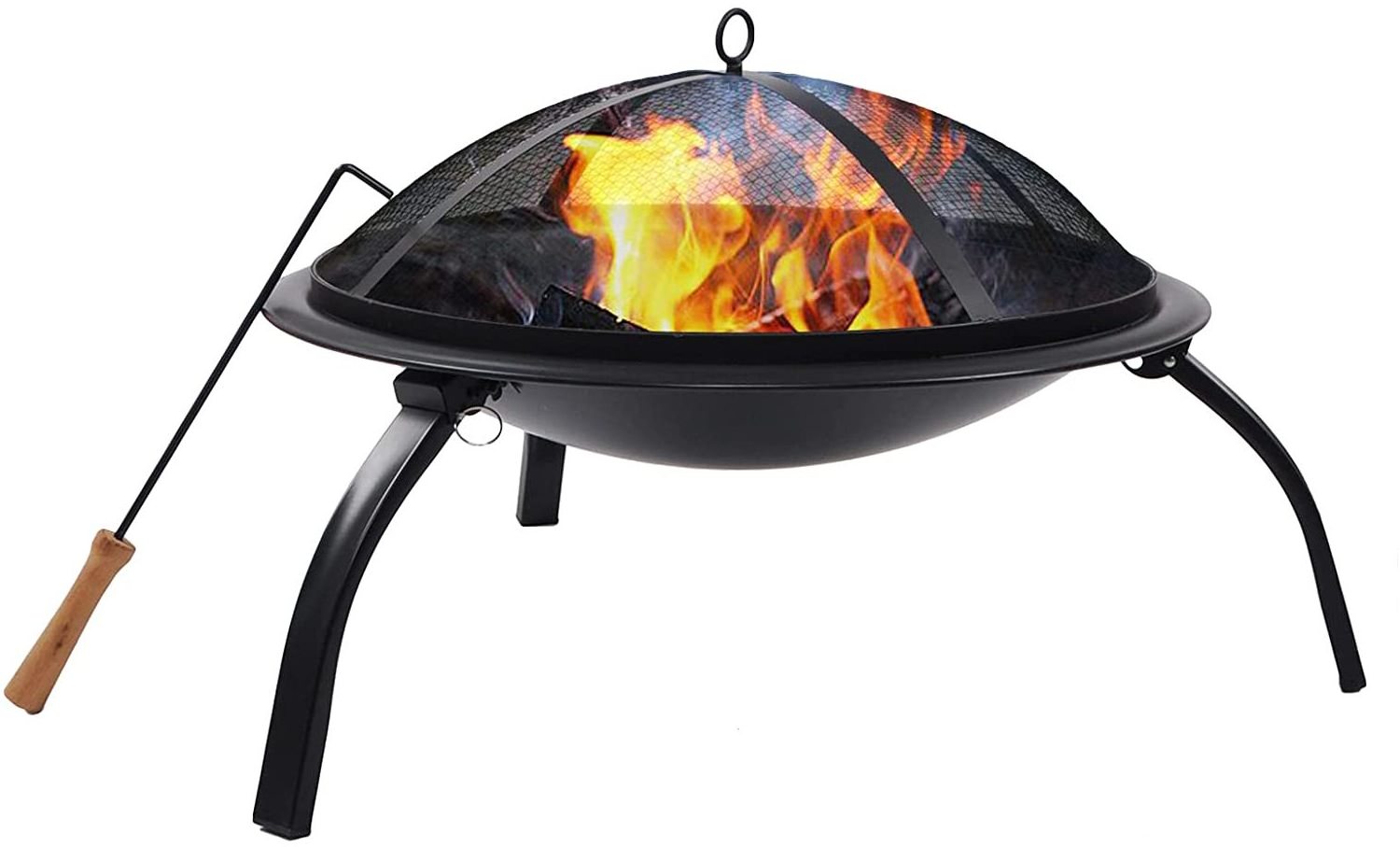 Fire Pits Outdoor Heater Portable Folding Fire Pit Outdoor Wood Burning 22in Firepit Fire Bowl