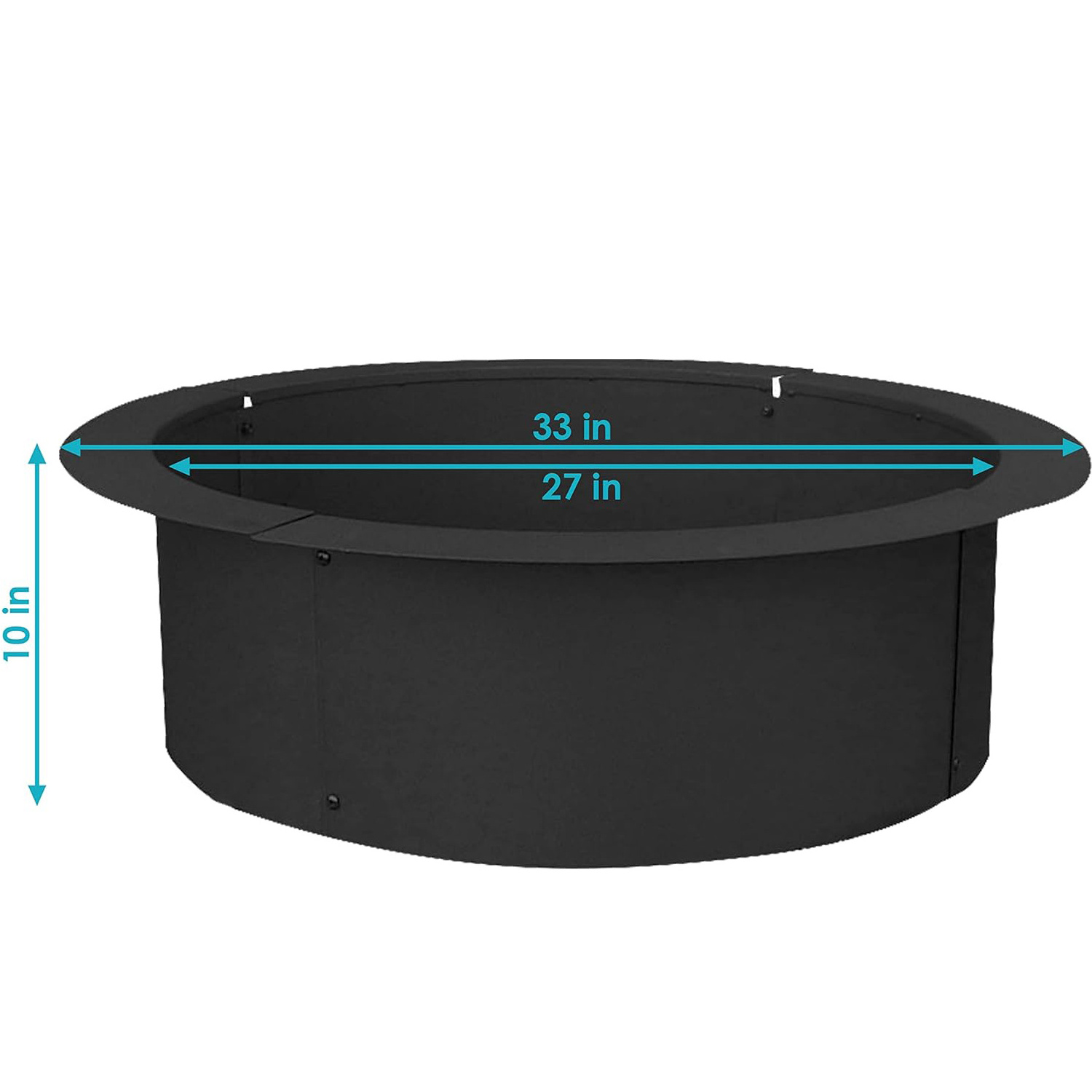 Fire Outdoor Pits Liner Portable Camping Fire Wood Burning Heater Metal Fire Pit Ring With Oem Design