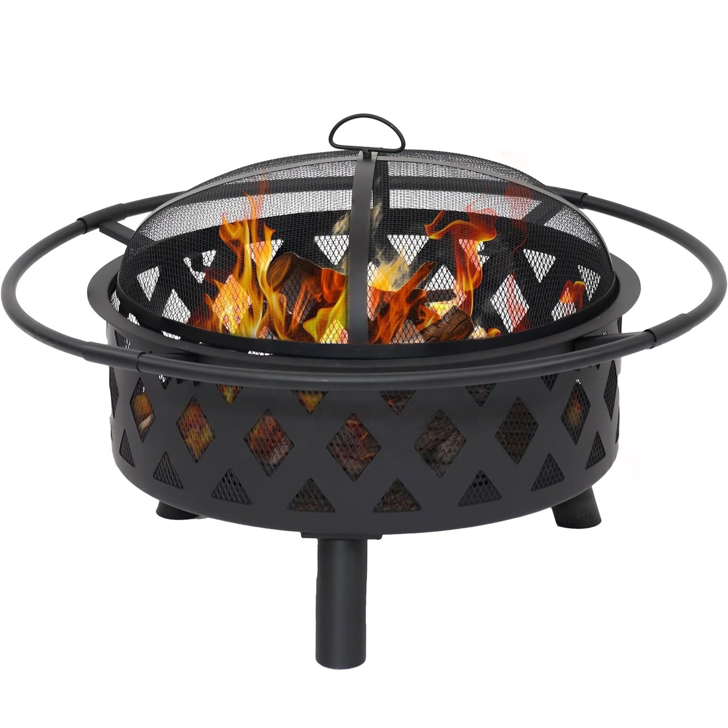 Carton Round Typically Outdoor Actitivites Fire Pit Round Fire Pit Garden 30inch Fire Pit Patio Wood Burning Steel