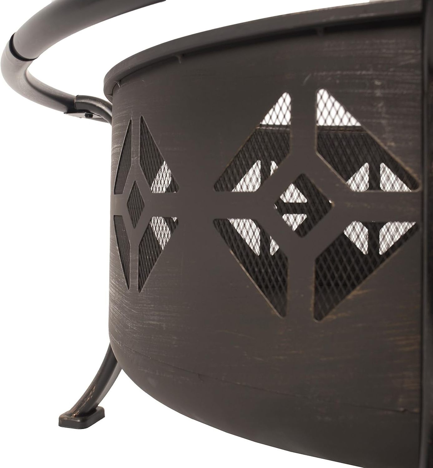 Deep Bowl fire pit outdoor wood burning fire pit Will Help To Protect You And Your Guests From Escaping Spark