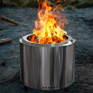 Hot sale Stainless steel smokeless fire pits outdoor camping portable fire pit