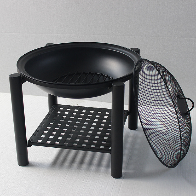 Fire Pit Dark Stand With Storage High Selling Garden Accessories Iron Fire Pit Elegant For Home Hotel Usage In Low Moq - Buy