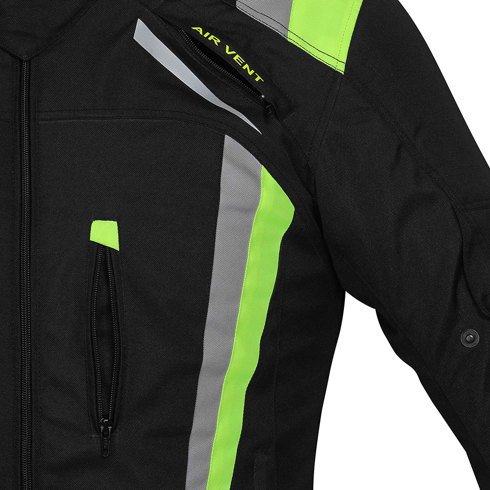 New Hot Sale Biker Jacket For Men Safety Riding  With High Visibility CE Armor Protective Padding Waterproof All 4Season