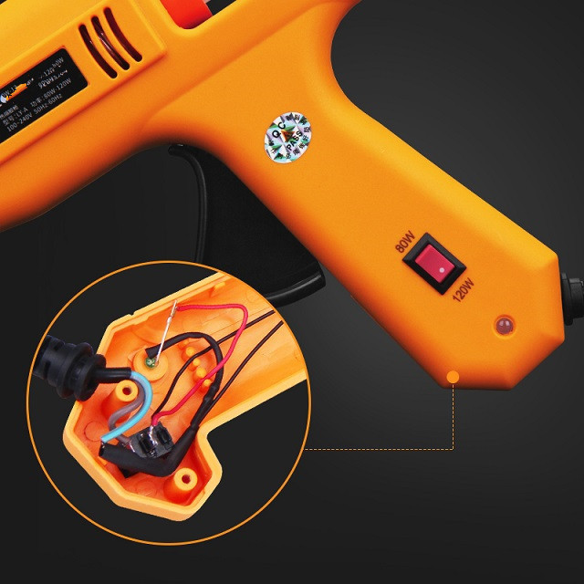 60W Power High Temp Hot Melt Glue Gun