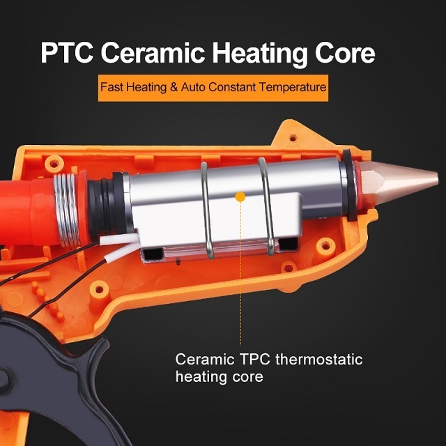 60W Power High Temp Hot Melt Glue Gun