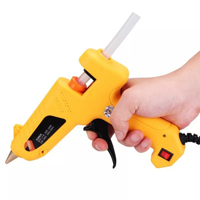 Hot Melt glue guns Electric Heating 20W Glue Gun With Glue Stick For DIY projects