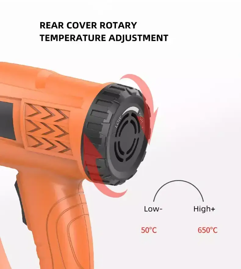 Heat Gun Shrink Wrap Auto Control Temperature Heat Gun Machine Power Heat Guns