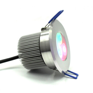 ip68 waterproof led downlights ceiling lights rgb color changing