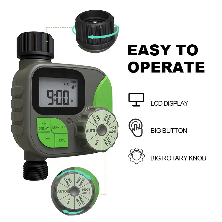 Programmable Smart Digital Automatic Garden Hose Irrigation System Water Timers Controller