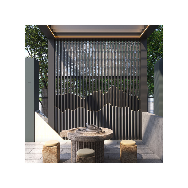 OEM Bioclimatic Motorized Outdoor Wall Mounted Pergola Biometric System Pergola Aluminium Gazebo With Retractable Roof