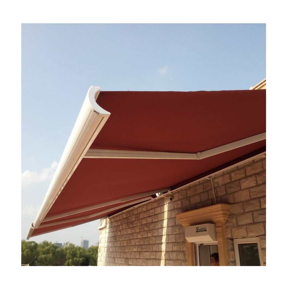 Garraf OEM Electric Folding Arm Awning Outdoor Aluminum Motorized Retractable Awning