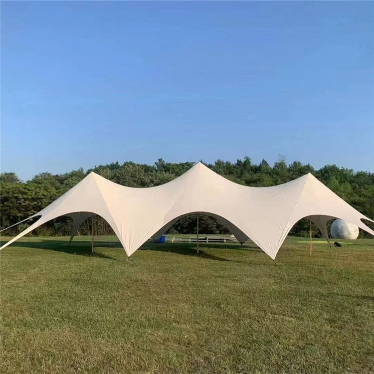 GARIDA New Wigwam Awning Tent Large Octopus Pu 3000mm Sunshade Reinforced Oxford Outdoor  Three Peaks Canopy GCTC-008