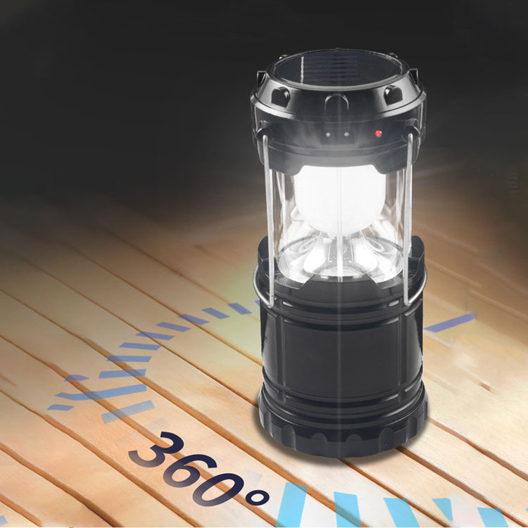 GARIDA Rechargeable Solar Camping Lantern 300 Lus 2 In L Lanterns Camping 6 Led Popup Solar Led Camping Lantern GCLC-017