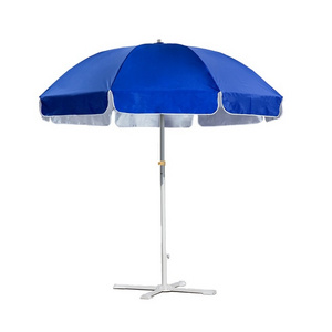 Outdoor Sun Umbrella Oversized Sunshade and Uv Protection Beach Umbrella Folded Sunshade Three-layer Skeleton Resist Wind Oxford