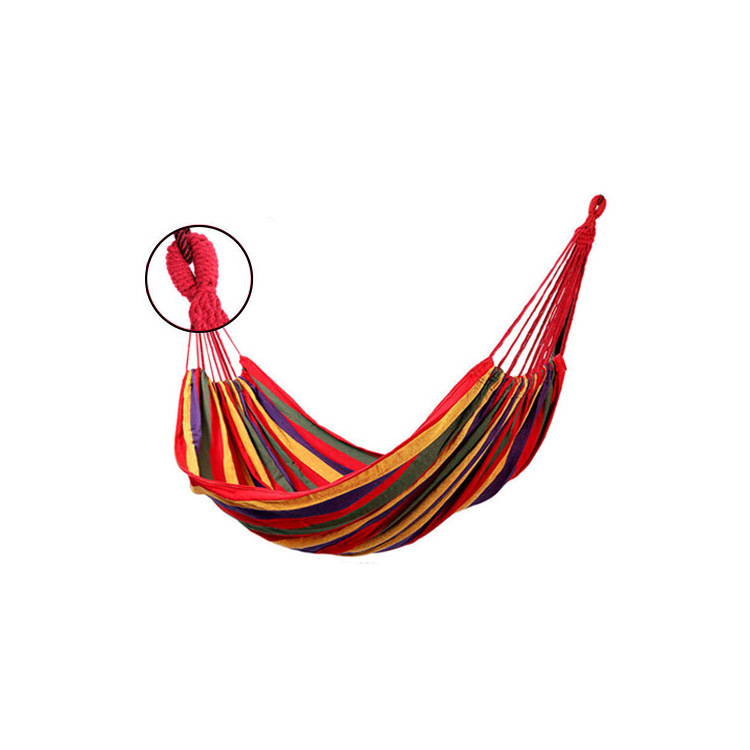 GARIDA canvas hammock outdoor wholesale single and double person swing outdoor hammock camping mediterranean  GCHH-001