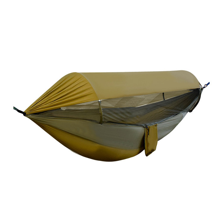 GARIDA Portable 70D Nylon Parachute Double Sleeping Tree Hammock with Mosquito Net and Tarp Hammock Outdoor Camping GCHH-015