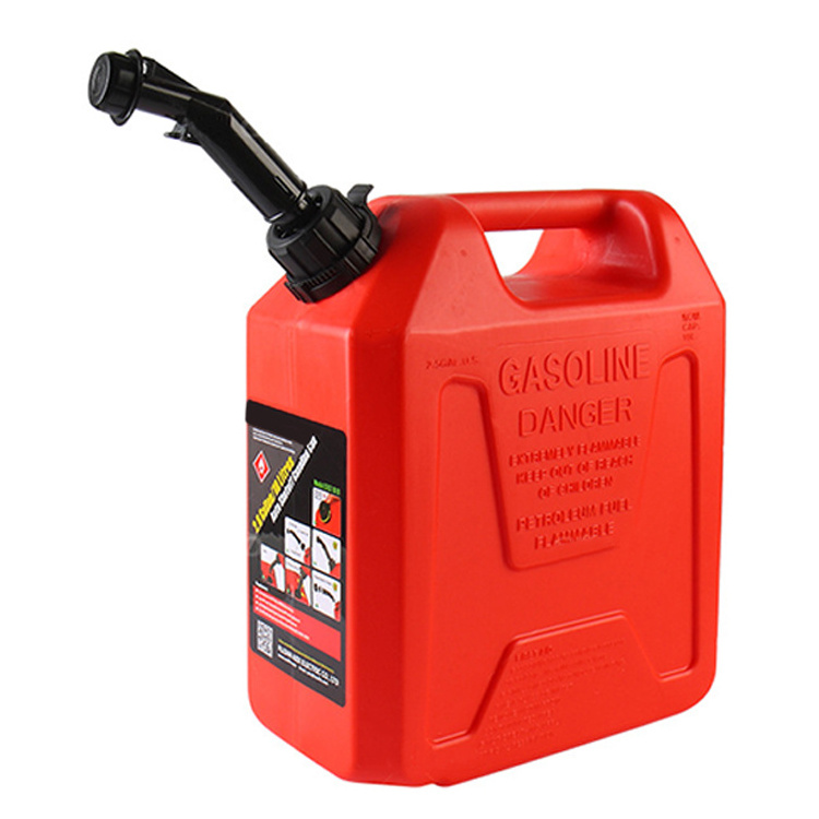 GARIDA Light Oil Drum Bucket Plastic Portable Anti-static Explosion-proof Car Spare Red 5L Green Tank 5 Gallon Gasoline