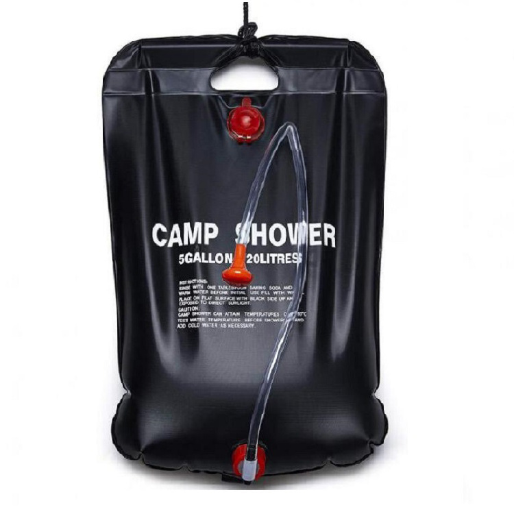 GARIDA Portable Camping Shower Solar Water Heater Outdoor Other Camping Gear Shower Bag in Stock Hot Custom 20L PV GCF-SB001