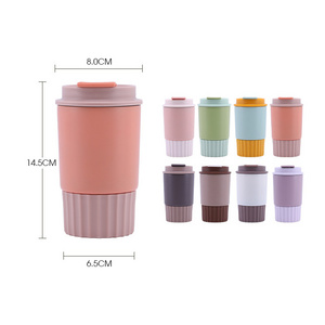 Simple Style Coffee Mug Stainless Steel Water Retaining Cold Thermos Cup Portable Car Water Cup Milk Coffee Travel Mug