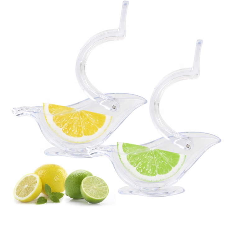 Bird-Shaped Lemon Squeezer Portable Transparent Acrylic Manual Juicer Press for Lime & Lemon Kitchen Tool Gadget