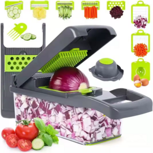 22-in-1 Multifunctional Manual Vegetable Chopper Cutter Slicer Onion Dicer and Fruit & Vegetable Kitchen Tools