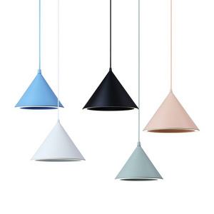 Colorful Ceiling Hanging Lights Nordic Design LED Pendant Light For Dining Room