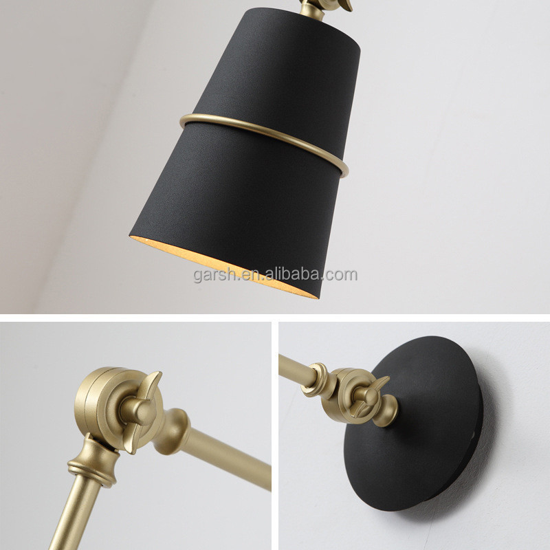 Modern Home Fancy Swing Arm Mounted Decorative Wall Bracket Light Lamp Light