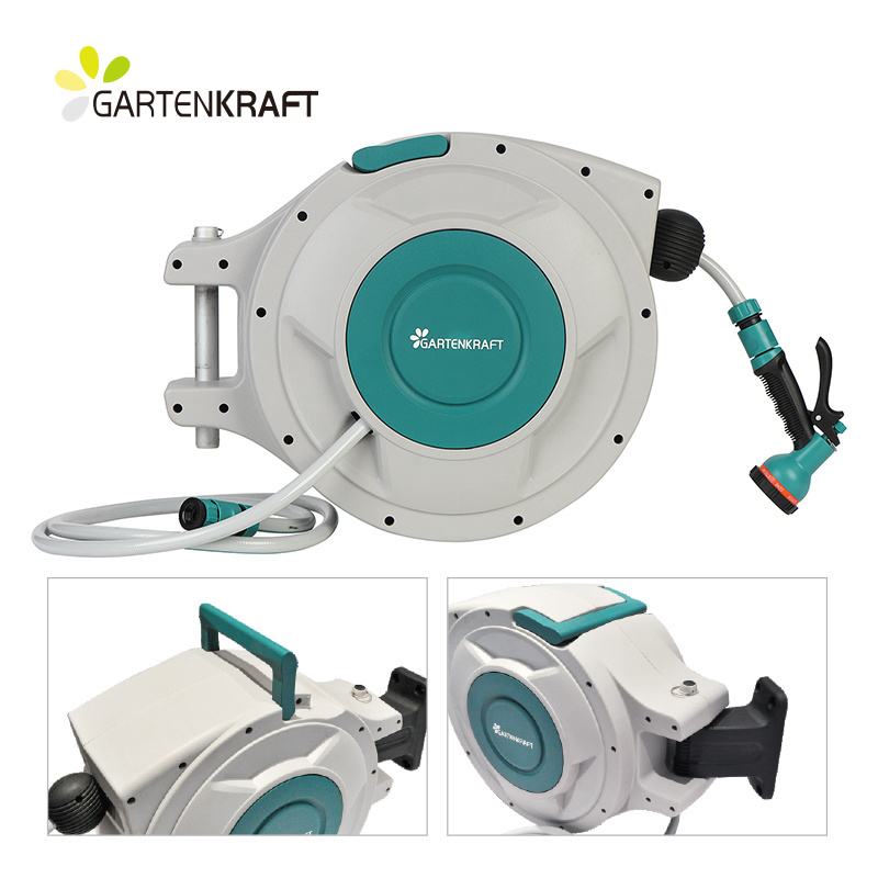 Wholesale Stainless Steel Water Hose Reel With 4 Wheel Cart 1/2