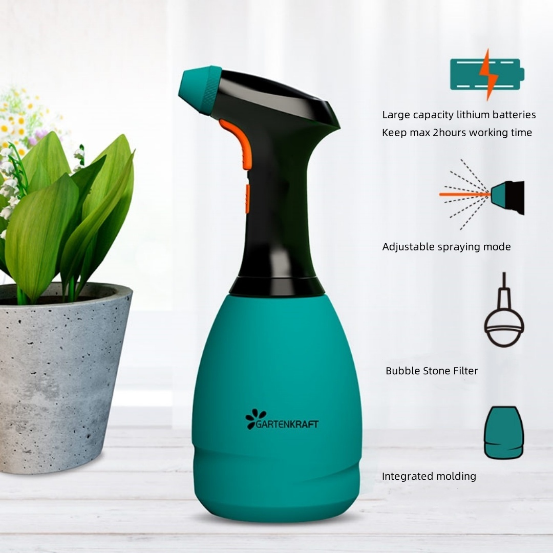 Plastic Usb Small Portable Charging Electric Garden Water Sprayer Fully Adjustable Nozzle From Fine Mist To Jet Stream