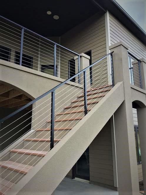 High Quality Outdoor  Stainless Steel Baluster Cable Balcony Railing System