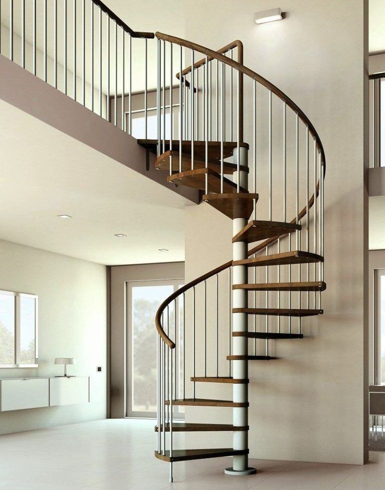 Easy Installed Commercial Glass Step Spiral Staircase Resident Indoor Wood Tread Helical Stairs