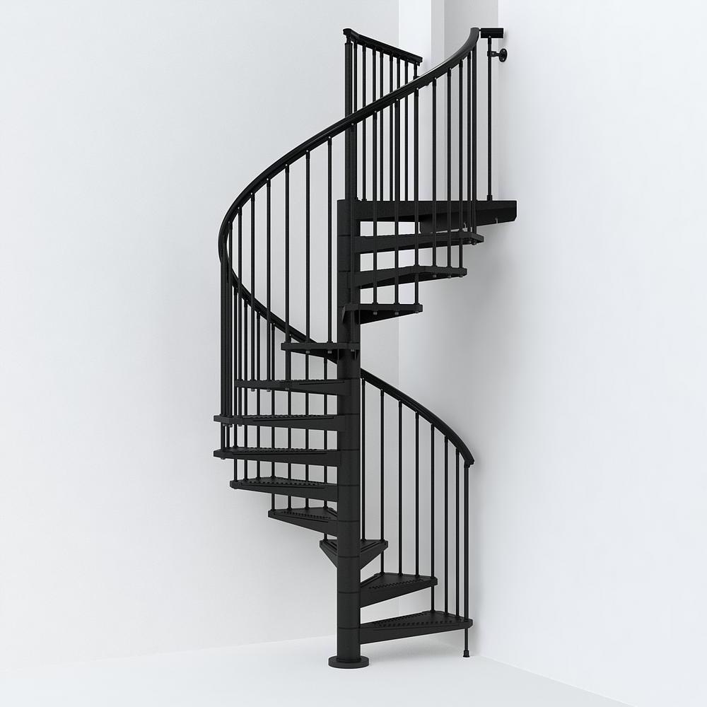 Easy Installed Commercial Glass Step Spiral Staircase Resident Indoor Wood Tread Helical Stairs