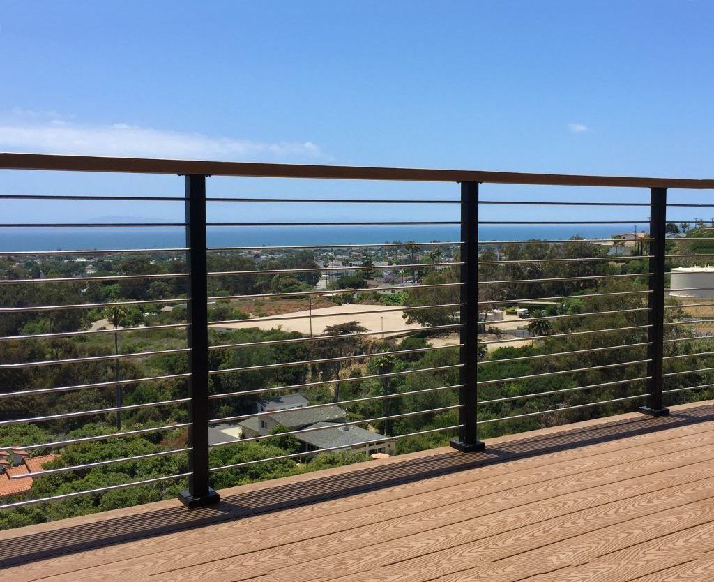 High Quality Outdoor  Stainless Steel Baluster Cable Balcony Railing System