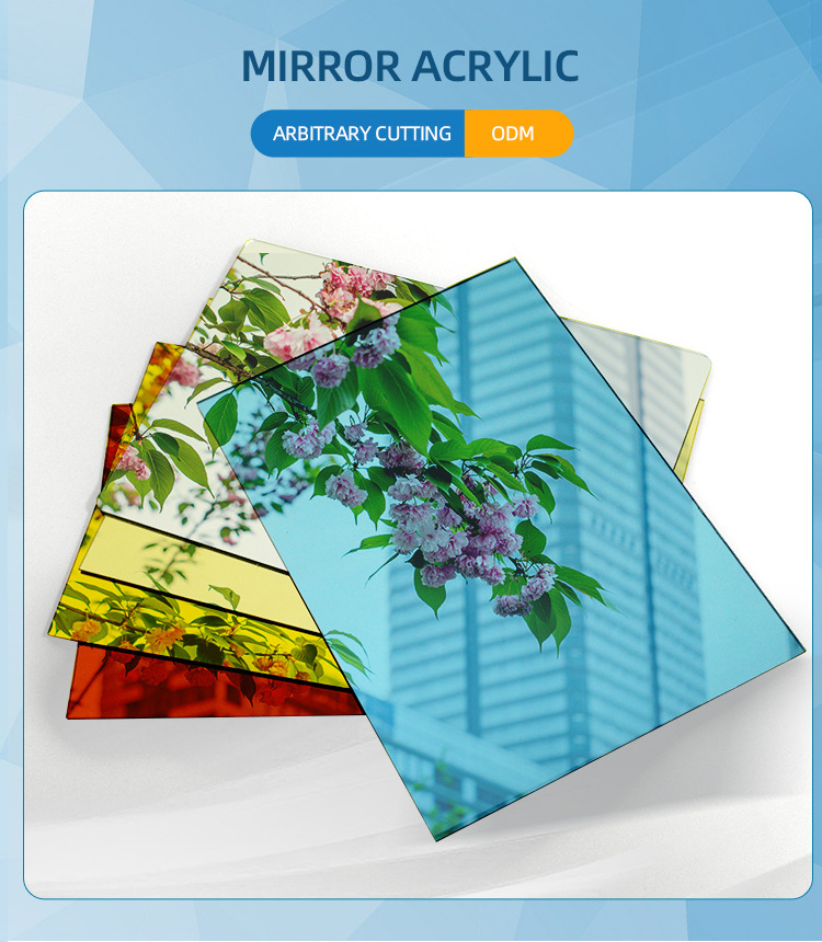 Color acrylic sheet laser cut engraved 4x8 feet plastic board glass acrylic mirror sheet