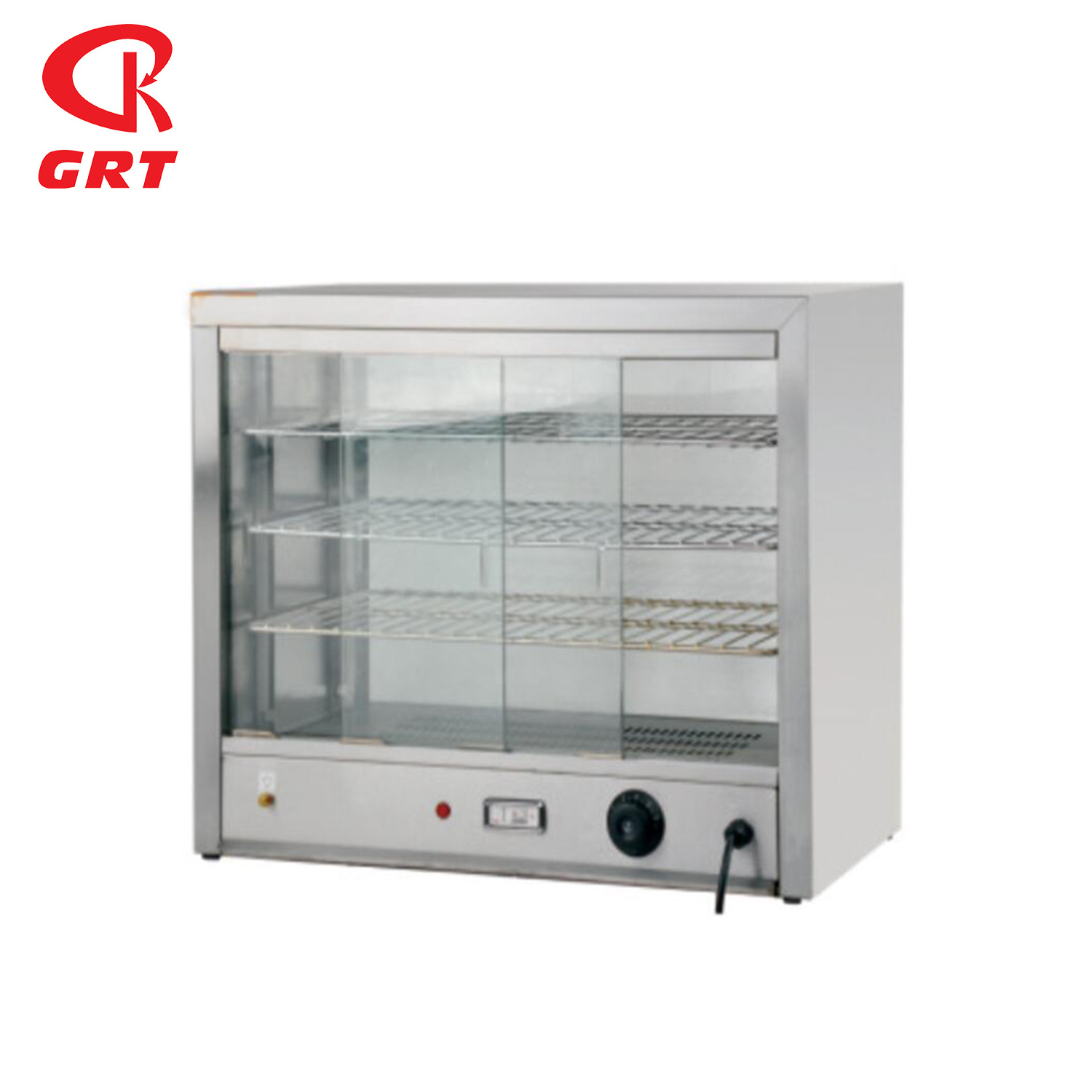 GRT-681 Table Top  Food Electric Display Warmer Cabinet Case Bread Glass Warmer Showcase