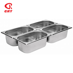 Stainless Steel Gastronom Container   1/4