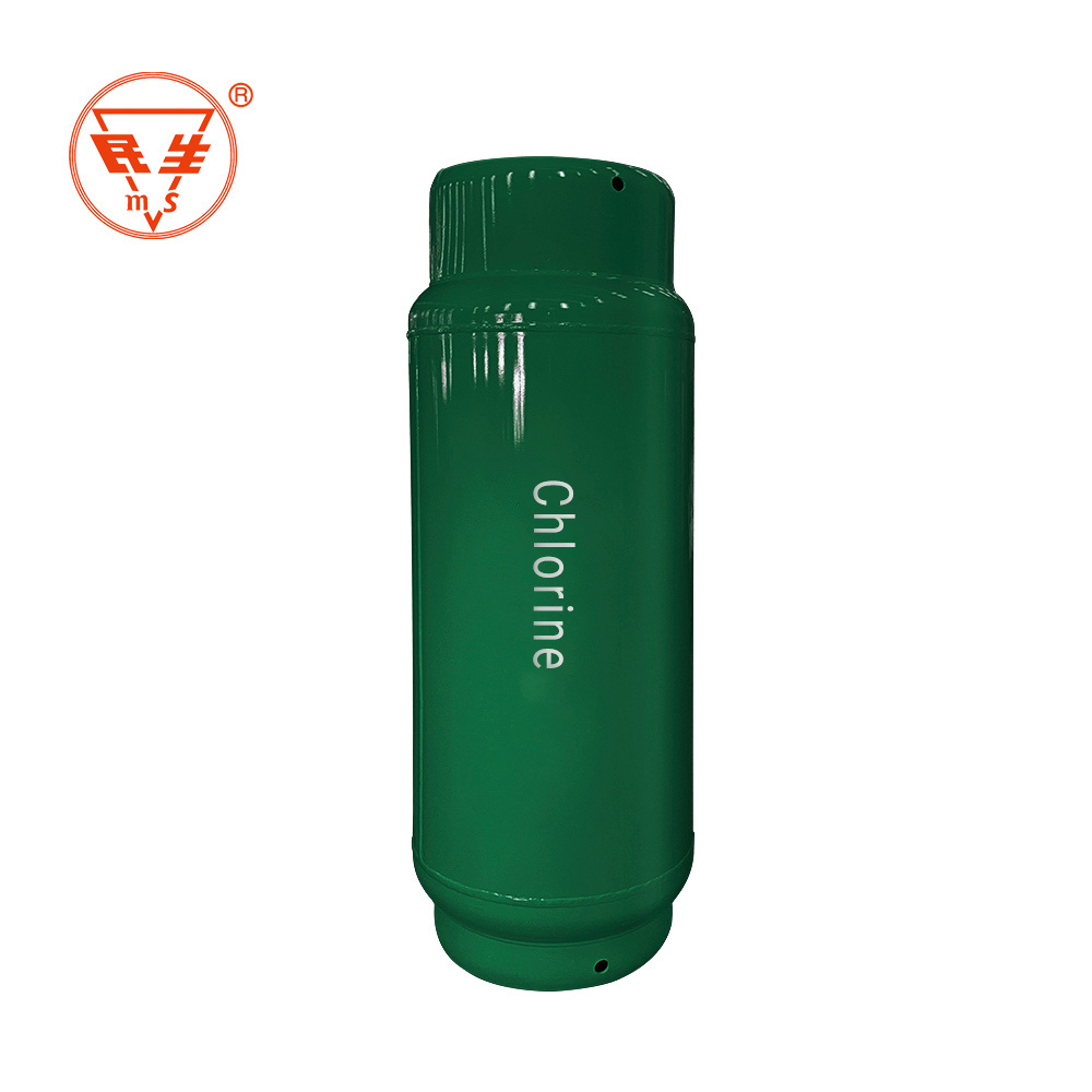 High pressure 120L empty liquid chlorine gas cylinders / bottles / tanks size for industrial