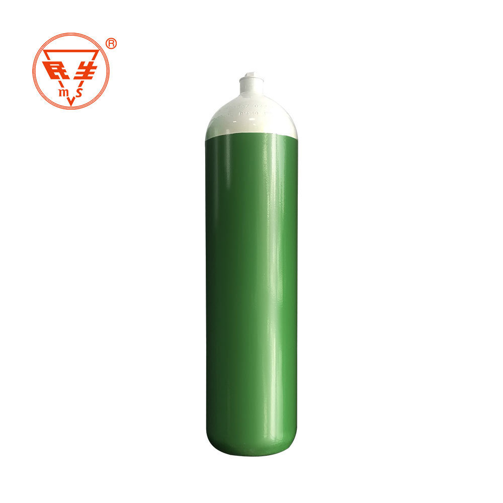 Seamless Gas Cylinder 40LX150BAR Stainless Steel Oxygen /Nitrogen/Argon Gas Cylinder