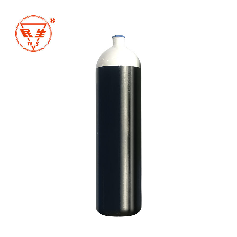 Seamless Gas Cylinder 40LX150BAR Stainless Steel Oxygen /Nitrogen/Argon Gas Cylinder