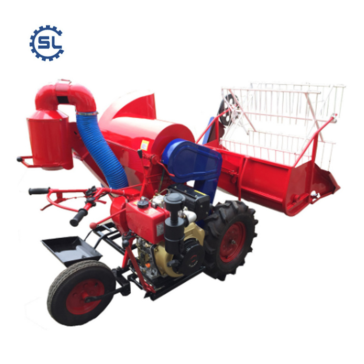 Mini rice harvester machine,High quality 4G100 wheat and rice reaper