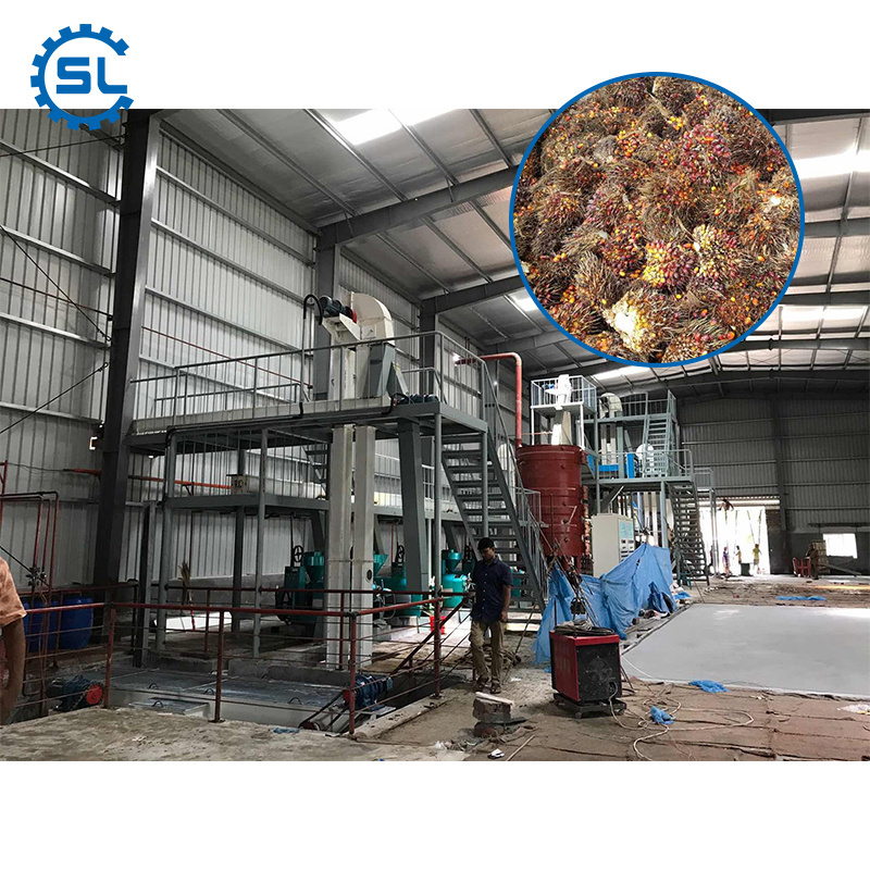 30T/H FFB to CPO palm oil milling plant, palm oil processing machine price